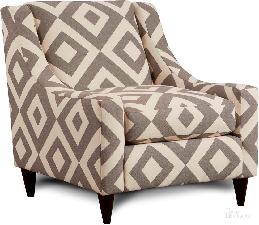 The appearance of Parker Diamond Pattern Chair designed by Furniture of America in the modern / contemporary interior design. This cream piece of furniture  was selected by 1StopBedrooms from Parker Collection to add a touch of cosiness and style into your home. Sku: SM8563-CH-SC. Material: Fabric. Product Type: Living Room Chair. Image1