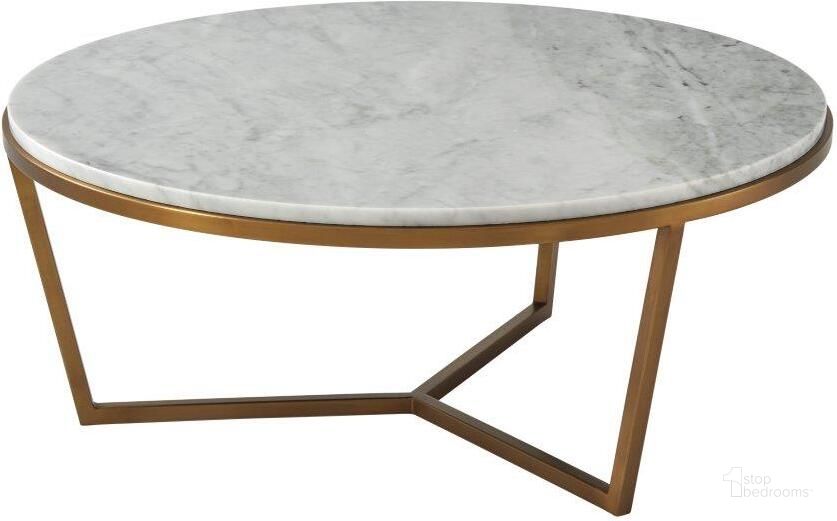 The appearance of Small Fisher Round Marble Cocktail Table designed by Theodore Alexander in the modern / contemporary interior design. This  piece of furniture  was selected by 1StopBedrooms from TA Studio No. 4 Collection to add a touch of cosiness and style into your home. Sku: TAS51035.C096. Material: Marble. Product Type: Cocktail Table.