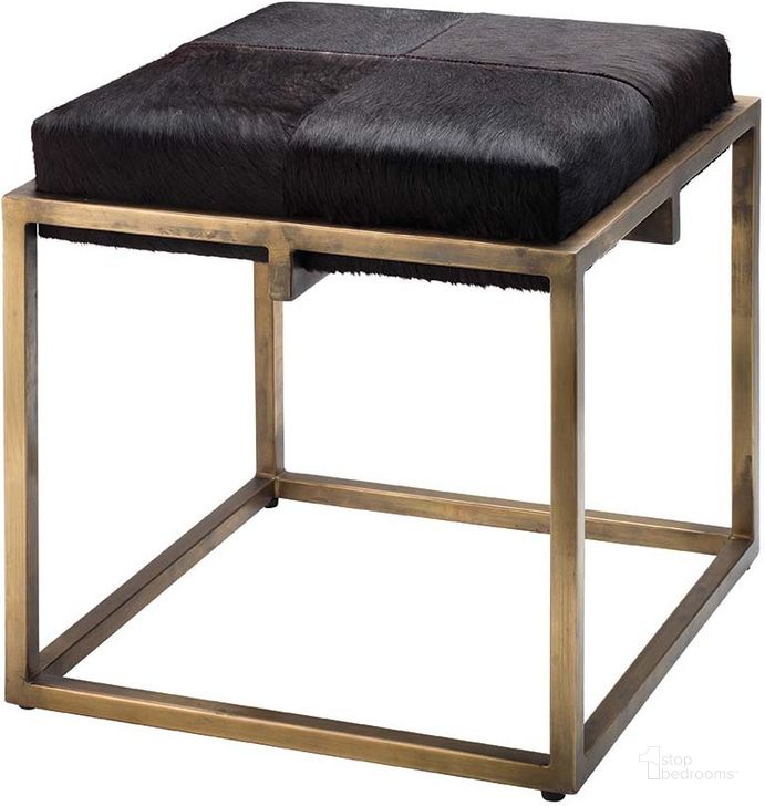 The appearance of Small Shelby Stool designed by Jamie Young Company in the modern / contemporary interior design. This espresso piece of furniture  was selected by 1StopBedrooms from Shelby Collection to add a touch of cosiness and style into your home. Sku: 20SHEL-STES. Material: Steel. Product Type: Stool. Image1