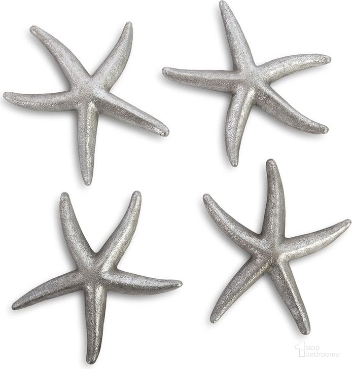 The appearance of Small Starfish In Silver Leaf Set Of 4 designed by Phillips Collection in the modern / contemporary interior design. This silver piece of furniture  was selected by 1StopBedrooms from  to add a touch of cosiness and style into your home. Sku: PH67528. Product Type: Decorative Accessory. Material: Resin.