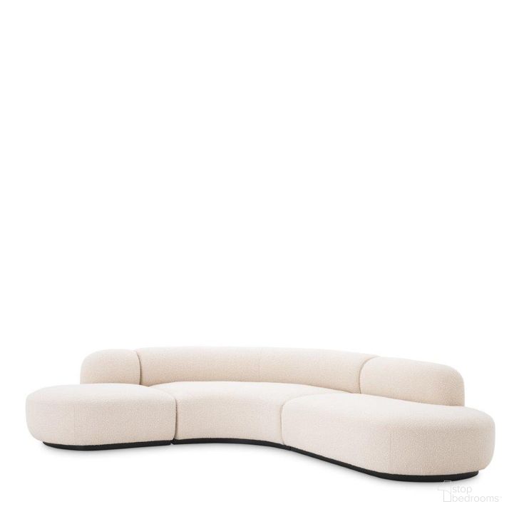 The appearance of Sofa Bjorn L Boucle Cream designed by Eichholtz in the modern / contemporary interior design. This cream piece of furniture  was selected by 1StopBedrooms from Bjorn Collection to add a touch of cosiness and style into your home. Sku: A114289A;A114289B;A114289C. Product Type: Sofa. Image1