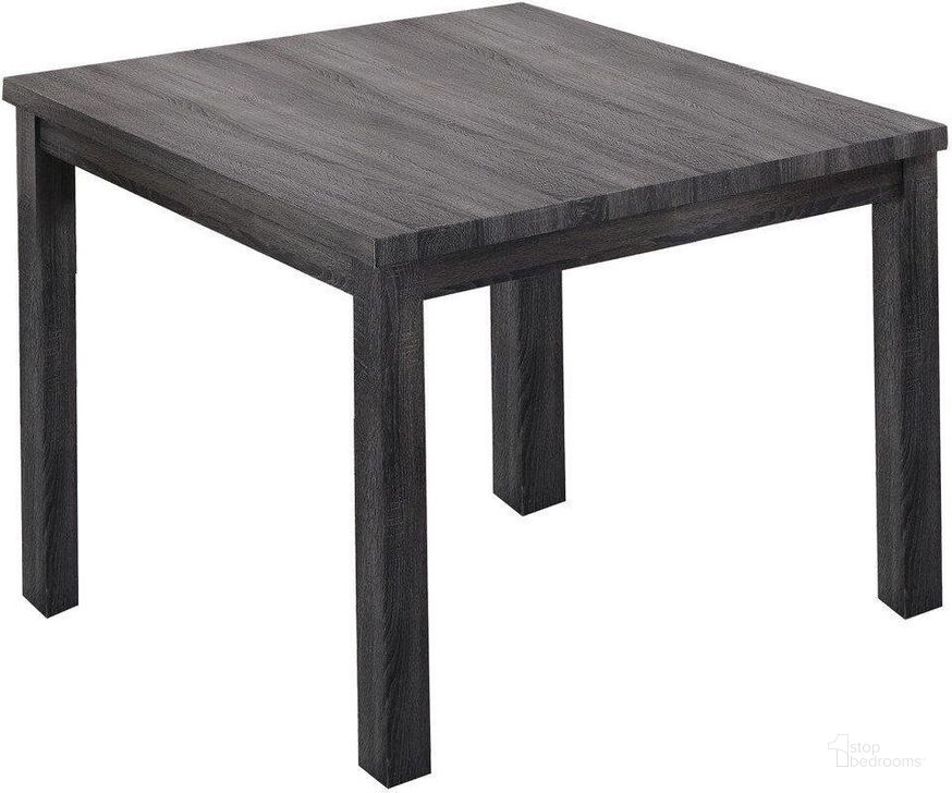 The appearance of Solid Wood Counter Height Table In Antique Gray designed by Best Master Furniture in the transitional interior design. This gray piece of furniture  was selected by 1StopBedrooms from  to add a touch of cosiness and style into your home. Sku: H800CTCH. Table Top Shape: Square. Material: Wood. Product Type: Counter Height Table. Size: 48". Image1