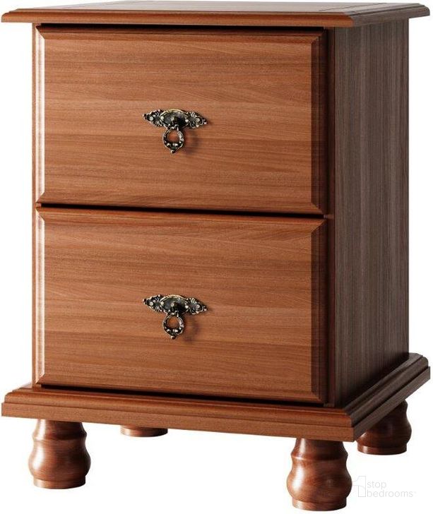 The appearance of Solid Wood Kyle 2-Drawer Nightstand In Mocha designed by Palace Imports in the traditional interior design. This mocha piece of furniture  was selected by 1StopBedrooms from Kyle Collection to add a touch of cosiness and style into your home. Sku: 8503. Material: Wood. Product Type: Nightstand. Image1
