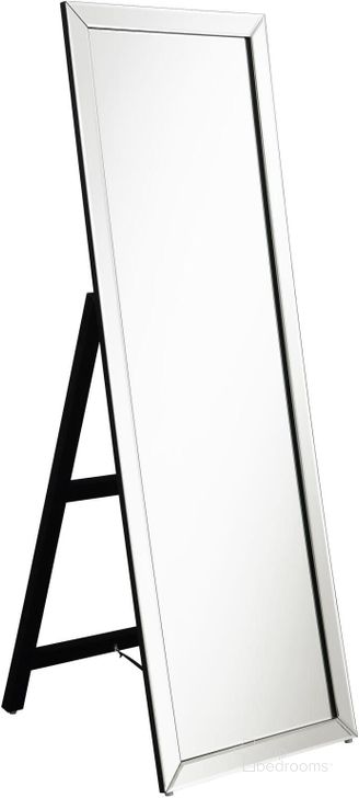 The appearance of Soline Rectangle Cheval Mirror designed by Coaster in the modern / contemporary interior design. This mirror piece of furniture  was selected by 1StopBedrooms from Soline Collection to add a touch of cosiness and style into your home. Sku: 961633. Material: MDF. Product Type: Floor Mirror. Image1