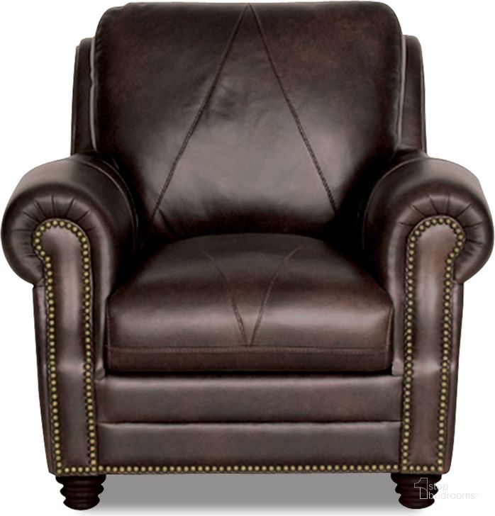 The appearance of Solomon Italian Leather Chair (Choca) designed by Luke Leather in the modern / contemporary interior design. This choca piece of furniture  was selected by 1StopBedrooms from Solomon Collection to add a touch of cosiness and style into your home. Sku: SOLOMON-C-2520 Choca. Product Type: Living Room Chair. Image1