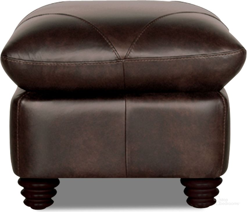 The appearance of Solomon Italian Leather Ottoman (Choca) designed by Luke Leather in the modern / contemporary interior design. This choca piece of furniture  was selected by 1StopBedrooms from Solomon Collection to add a touch of cosiness and style into your home. Sku: SOLOMON-O-2520 Choca. Product Type: Ottoman. Image1