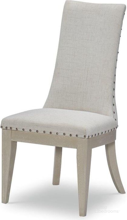The appearance of Solstice Upholstered Side Chair Set of 2 designed by Legacy Classic in the modern / contemporary interior design. This grey piece of furniture  was selected by 1StopBedrooms from Solstice Collection to add a touch of cosiness and style into your home. Sku: 8662-240. Product Type: Side Chair. Material: Wood Veneer. Image1