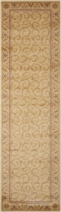 The appearance of Somerset Ivory 8 Runner Area Rug designed by Nourison in the traditional interior design. This ivory piece of furniture  was selected by 1StopBedrooms from Somerset Collection to add a touch of cosiness and style into your home. Sku: 99446823922. Material: Polyester. Product Type: Area Rugs. Image1