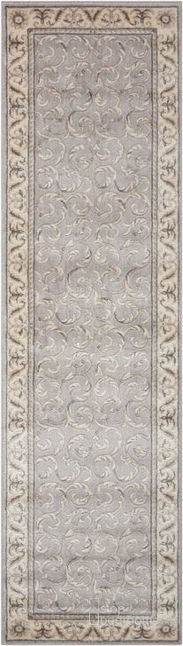 The appearance of Somerset Silver 8 Runner Area Rug designed by Nourison in the traditional interior design. This silver piece of furniture  was selected by 1StopBedrooms from Somerset Collection to add a touch of cosiness and style into your home. Sku: 99446317780. Material: Polyester. Product Type: Area Rugs. Image1