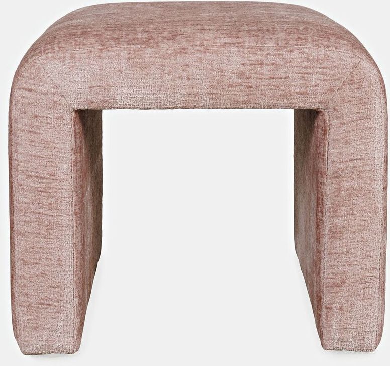 The appearance of Sophia Modern Luxury Curved Upholstered Jacquard Petite Ottoman Bench Set of 2 In Pink designed by Jofran in the modern / contemporary interior design. This pink piece of furniture  was selected by 1StopBedrooms from Sophia Collection to add a touch of cosiness and style into your home. Sku: SOPHIA-BN-PTPNK. Product Type: Bench. Material: Plywood. Image1