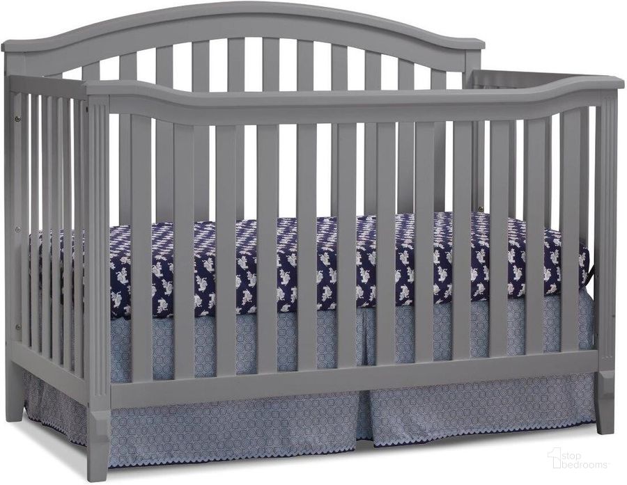 The appearance of Sorelle Berkley Crib In Gray designed by Sorelle Furniture in the transitional interior design. This gray piece of furniture  was selected by 1StopBedrooms from Berkley Collection to add a touch of cosiness and style into your home. Sku: 335-GR. Product Type: Crib. Image1