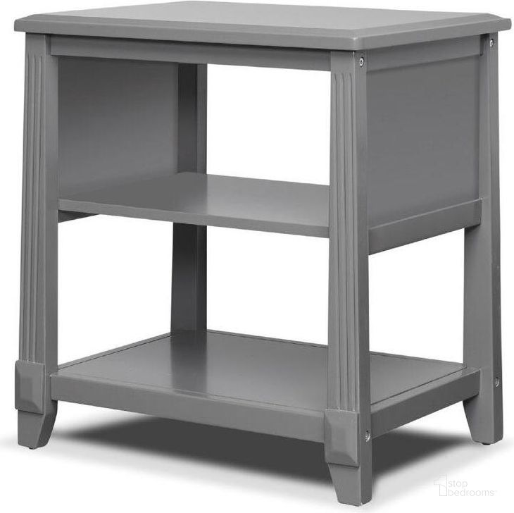 The appearance of Sorelle Berkley Nightstand In Gray designed by Sorelle Furniture in the modern / contemporary interior design. This gray piece of furniture  was selected by 1StopBedrooms from Berkley Collection to add a touch of cosiness and style into your home. Sku: 3380-GR. Product Type: Kids Nightstand. Image1