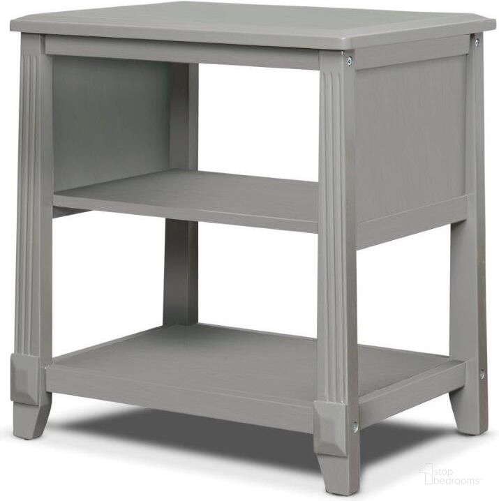 The appearance of Sorelle Berkley Nightstand In Weathered Gray designed by Sorelle Furniture in the modern / contemporary interior design. This weathered gray piece of furniture  was selected by 1StopBedrooms from Berkley Collection to add a touch of cosiness and style into your home. Sku: 3380-WG. Product Type: Kids Nightstand. Image1