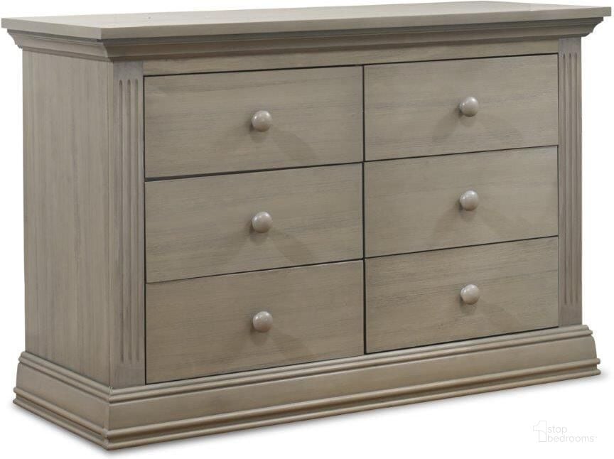 The appearance of Sorelle Paxton Double Dresser In Heritage Gray designed by Sorelle Furniture in the transitional interior design. This grey piece of furniture  was selected by 1StopBedrooms from Paxton Collection to add a touch of cosiness and style into your home. Sku: 7360-HG. Product Type: Kids Dresser. Image1