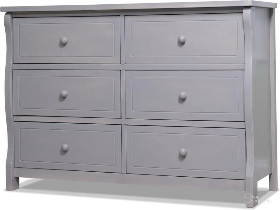 The appearance of Sorelle Princeton Elite Double Dresser In Weathered Gray designed by Sorelle Furniture in the modern / contemporary interior design. This weathered gray piece of furniture  was selected by 1StopBedrooms from Princeton Collection to add a touch of cosiness and style into your home. Sku: 1161-WG. Product Type: Kids Dresser. Image1