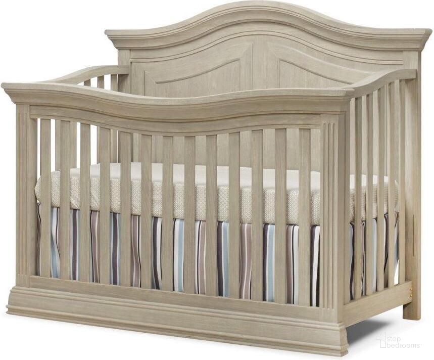 The appearance of Sorelle Providence 4-In-1 Crib In Heritage Fog designed by Sorelle Furniture in the traditional interior design. This fog piece of furniture  was selected by 1StopBedrooms from Providence Collection to add a touch of cosiness and style into your home. Sku: 805-HF. Product Type: Crib. Image1