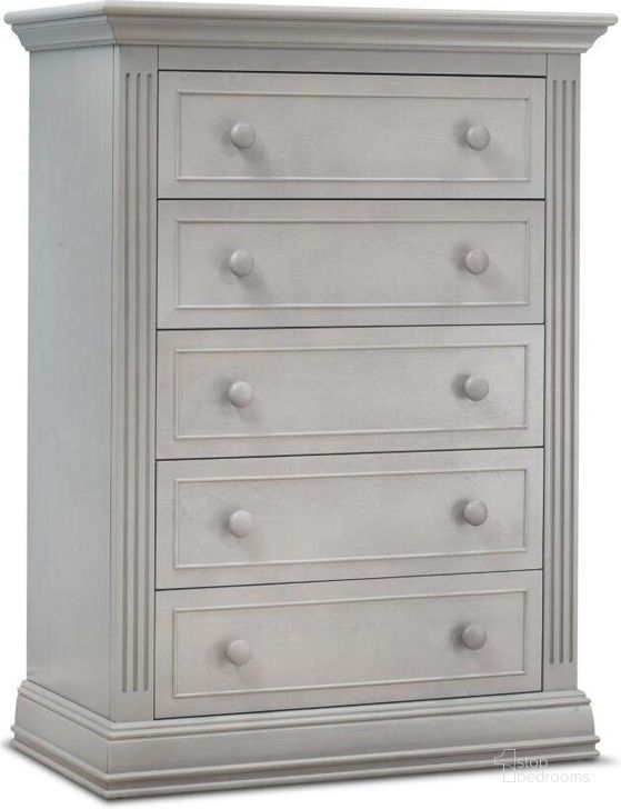 The appearance of Sorelle Providence 5 Drawer Dresser In Stone Gray designed by Sorelle Furniture in the modern / contemporary interior design. This grey piece of furniture  was selected by 1StopBedrooms from Providence Collection to add a touch of cosiness and style into your home. Sku: 8310-SG. Product Type: Kids Dresser.