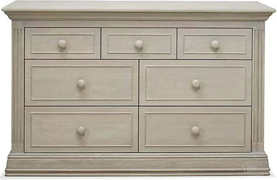 The appearance of Sorelle Providence Double Dresser In Heritage Fog designed by Sorelle Furniture in the traditional interior design. This fog piece of furniture  was selected by 1StopBedrooms from Providence Collection to add a touch of cosiness and style into your home. Sku: 8360-HF. Product Type: Kids Dresser. Image1