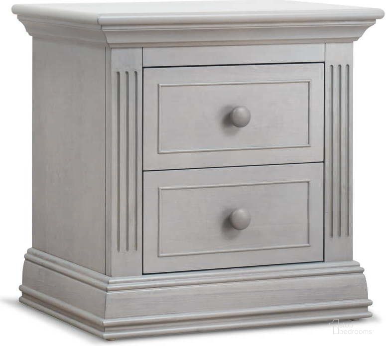 The appearance of Sorelle Providence Nightstand In Stone Gray designed by Sorelle Furniture in the modern / contemporary interior design. This grey piece of furniture  was selected by 1StopBedrooms from Providence Collection to add a touch of cosiness and style into your home. Sku: 8380-SG. Product Type: Kids Nightstand. Image1