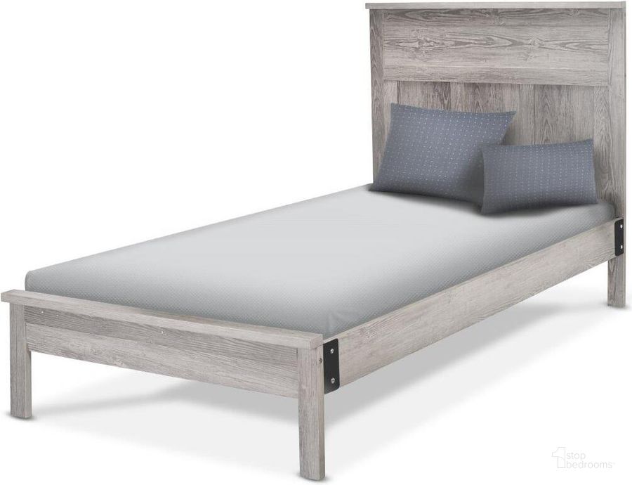 The appearance of Sorelle Twin Bed In Panel Gray designed by Sorelle Furniture in the traditional interior design. This grey piece of furniture  was selected by 1StopBedrooms from  to add a touch of cosiness and style into your home. Sku: 21000-PG. Bed Size: Twin. Product Type: Kids Bed. Image1