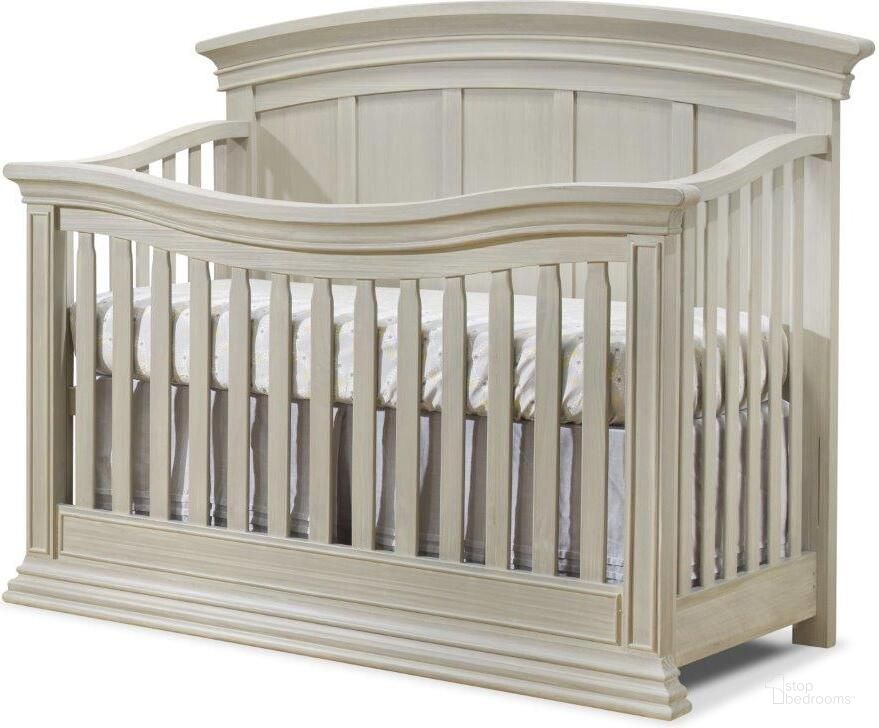 The appearance of Sorelle Verona 4-In-1 Crib In Heritage Fog designed by Sorelle Furniture in the modern / contemporary interior design. This fog piece of furniture  was selected by 1StopBedrooms from Verona Collection to add a touch of cosiness and style into your home. Sku: 965-HF. Product Type: Crib. Image1