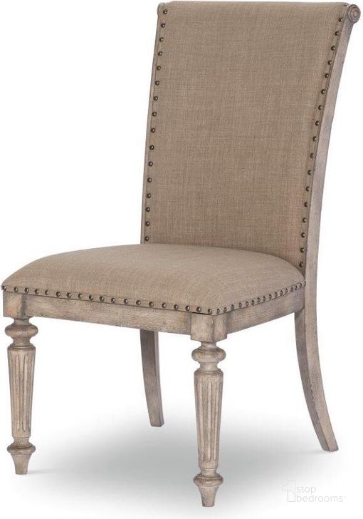 The appearance of Sorona Upholstered Side Chair Set Of 2 designed by Legacy Classic in the traditional interior design. This latte piece of furniture  was selected by 1StopBedrooms from Sorona Collection to add a touch of cosiness and style into your home. Sku: 1630-240. Product Type: Side Chair. Material: Wood Veneer. Image1