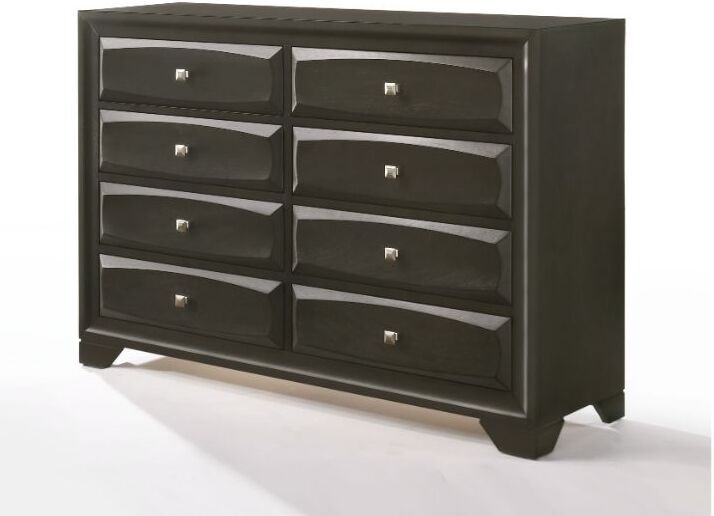 The appearance of Soteris Antique Gray Dresser designed by ACME in the transitional interior design. This gray piece of furniture  was selected by 1StopBedrooms from Soteris Collection to add a touch of cosiness and style into your home. Sku: 26545. Material: Wood. Product Type: Dresser. Image1