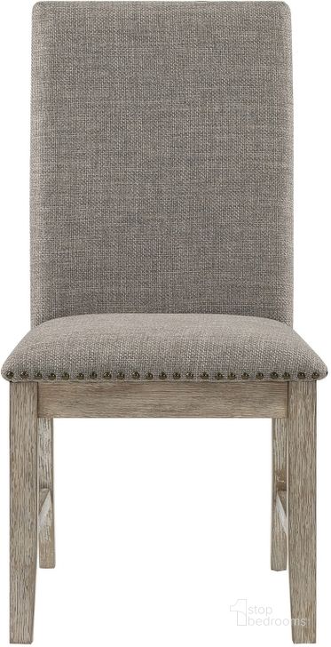 The appearance of Southlake Dining Side Chair In Brown and Gray designed by Homelegance in the traditional interior design. This brown and gray piece of furniture  was selected by 1StopBedrooms from Southlake Collection to add a touch of cosiness and style into your home. Sku: 5741NNS. Product Type: Side Chair. Material: Textured. Image1