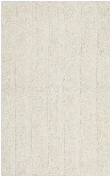 The appearance of Spa Stripe Tufted Bath Mat Set of 2 in Vanilla PMB720D-2134-SET2 designed by Safavieh in the modern / contemporary interior design. This vanilla piece of furniture  was selected by 1StopBedrooms from Spa Collection to add a touch of cosiness and style into your home. Sku: PMB720D-2134-SET2. Product Type: Rug. Material: Cotton. Image1