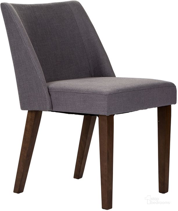 The appearance of Space Savers Grey Nido Chair set of 2 designed by Liberty in the transitional interior design. This gray piece of furniture  was selected by 1StopBedrooms from Space Savers Collection to add a touch of cosiness and style into your home. Sku: 198-C9001S-GY. Material: Fabric. Product Type: Side Chair. Image1
