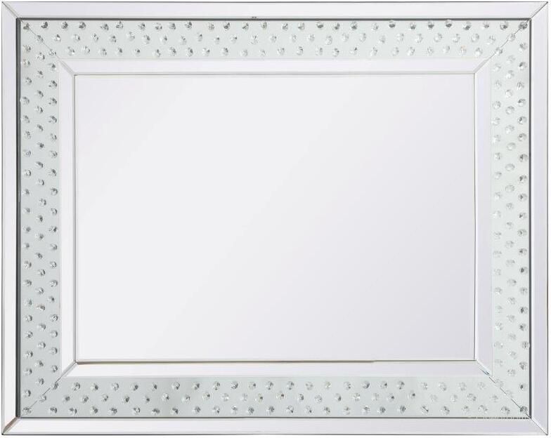 The appearance of Sparkle Crystal Mirror MR913240 designed by Elegant Lighting in the modern / contemporary interior design. This clear piece of furniture  was selected by 1StopBedrooms from Sparkle Collection to add a touch of cosiness and style into your home. Sku: MR913240. Product Type: Mirror. Material: MDF. Image1