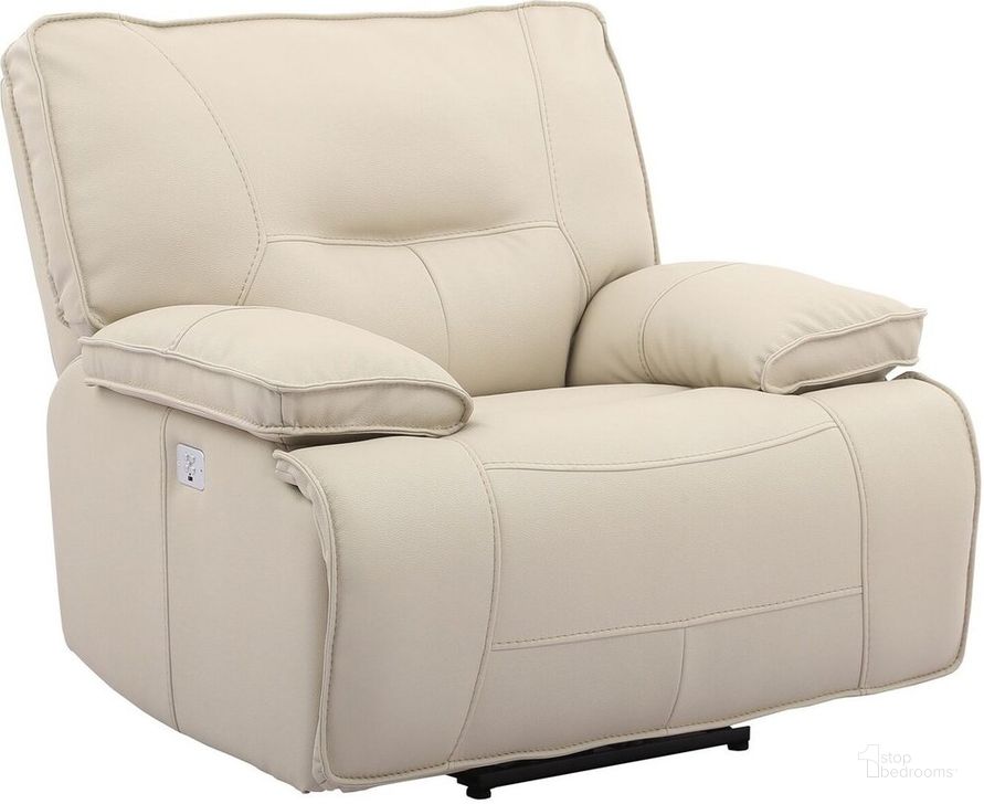 The appearance of Spartacus Oyster Power Recliner with Power Headrest designed by Parker House in the modern / contemporary interior design. This cream piece of furniture  was selected by 1StopBedrooms from Spartacus Collection to add a touch of cosiness and style into your home. Sku: MSPA#812PH-OYS. Material: Polyester. Product Type: Power Reclining. Image1