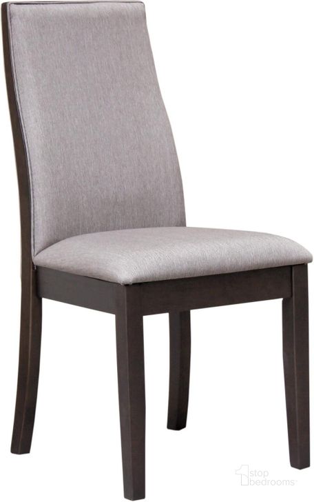 The appearance of Spring Creek Light Gray Side Chair Set Of 2 designed by Coaster in the modern / contemporary interior design. This gray piece of furniture  was selected by 1StopBedrooms from Spring Creek Collection to add a touch of cosiness and style into your home. Sku: 106583. Material: Fabric. Product Type: Side Chair. Image1