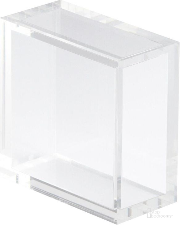 The appearance of Square Acrylic 6 Inch Pedestal designed by Cyan Design in the modern / contemporary interior design. This transparent piece of furniture  was selected by 1StopBedrooms from Square Collection to add a touch of cosiness and style into your home. Sku: 01833. Product Type: Decorative Accessory. Material: Acrylic.
