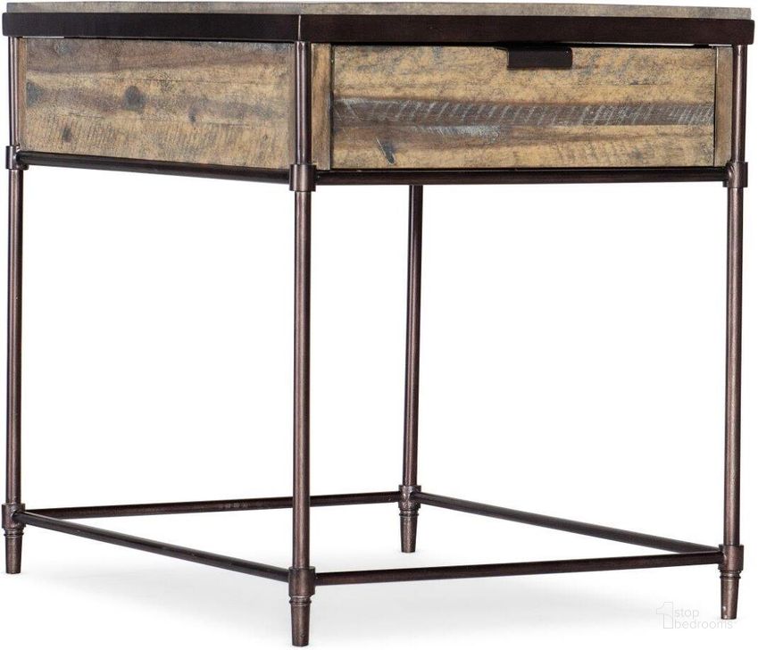 The appearance of St. Armand Rectangular End Table 5601-80114-LTWD designed by Hooker in the transitional interior design. This light wood piece of furniture  was selected by 1StopBedrooms from Starmand Collection to add a touch of cosiness and style into your home. Sku: 5601-80114-LTWD. Material: Wood. Product Type: End Table. Image1