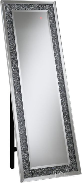 The appearance of Standing Mirror w/ Led Lighting designed by Coaster in the modern / contemporary interior design. This mirror piece of furniture  was selected by 1StopBedrooms from  to add a touch of cosiness and style into your home. Sku: 961427. Material: MDF. Product Type: Accent Mirror. Image1