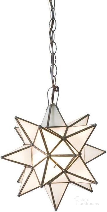 The appearance of Star Antique Brass Large Frosted Chandelier designed by Worlds Away in the modern / contemporary interior design. This antique brass piece of furniture  was selected by 1StopBedrooms from Star Collection to add a touch of cosiness and style into your home. Sku: AGS112. Material: Metal. Product Type: Chandelier.