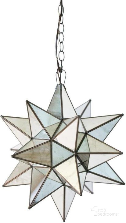 The appearance of Star Antique Mirror Large Chandelier designed by Worlds Away in the modern / contemporary interior design. This antique piece of furniture  was selected by 1StopBedrooms from Star Collection to add a touch of cosiness and style into your home. Sku: AMS112. Material: Metal. Product Type: Chandelier.
