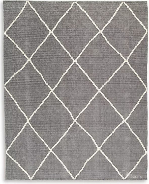 The appearance of Stardo Gray and Ivory Large Rug designed by Signature Design by Ashley in the transitional interior design. This gray and ivory piece of furniture  was selected by 1StopBedrooms from Stardo Collection to add a touch of cosiness and style into your home. Sku: R406271. Product Type: Rug. Image1