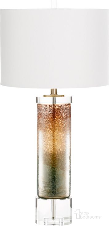 The appearance of Stardust Lunar Brown Table Lamp designed by Cyan Design in the modern / contemporary interior design. This brown piece of furniture  was selected by 1StopBedrooms from Stardust Collection to add a touch of cosiness and style into your home. Sku: 09137. Material: Glass. Product Type: Table Lamp.