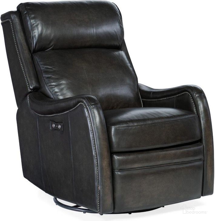 The appearance of Stark Brown Pwr Swivel Glider Recliner designed by Hooker in the traditional interior design. This brown piece of furniture  was selected by 1StopBedrooms from Stark Collection to add a touch of cosiness and style into your home. Sku: RC234-PSWGL-089. Material: Leather. Product Type: Recliner. Image1