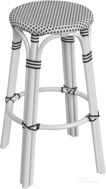 The appearance of Statsville White Barstool 0qc24480634 designed by Off 5th Home in the transitional interior design. This white piece of furniture  was selected by 1StopBedrooms from Statsville Collection to add a touch of cosiness and style into your home. Sku: 9370288. Material: Rattan. Product Type: Barstool. Image1