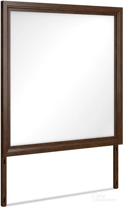 The appearance of Stedman Brown Dresser Mirror designed by Bennett Interiors in the transitional interior design. This brown piece of furniture  was selected by 1StopBedrooms from Stedman Collection to add a touch of cosiness and style into your home. Sku: B685-36. Material: Glass. Product Type: Mirror. Image1