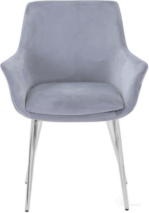 The appearance of Stella Contemporary Modern Upholstered Platinum Dining Chair With Chrome Legs Set of 2 In Platinum designed by Jofran in the transitional interior design. This platinum piece of furniture  was selected by 1StopBedrooms from Stella Collection to add a touch of cosiness and style into your home. Sku: 2271-STELLACHPLT. Product Type: Dining Chair. Material: Plywood. Image1