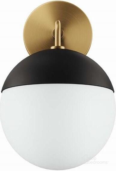 The appearance of Stellar Brass 1-Light Wall Sconce EEI-5655-OPA-SBR designed by Modway in the modern / contemporary interior design. This brass piece of furniture  was selected by 1StopBedrooms from Stellar Collection to add a touch of cosiness and style into your home. Sku: EEI-5655-OPA-SBR. Material: Glass. Product Type: Wall Sconce. Image1