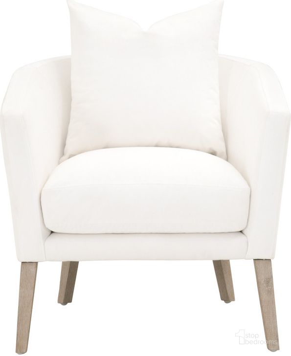 The appearance of Stitch Hand Livesmart Peyton And Pearl Gordon Club Chair designed by Essentials For Living in the transitional interior design. This pearl piece of furniture  was selected by 1StopBedrooms from Stitch & Hand Collection to add a touch of cosiness and style into your home. Sku: 7196UP.LPPRL/NG. Material: Wood. Product Type: Living Room Chair. Image1