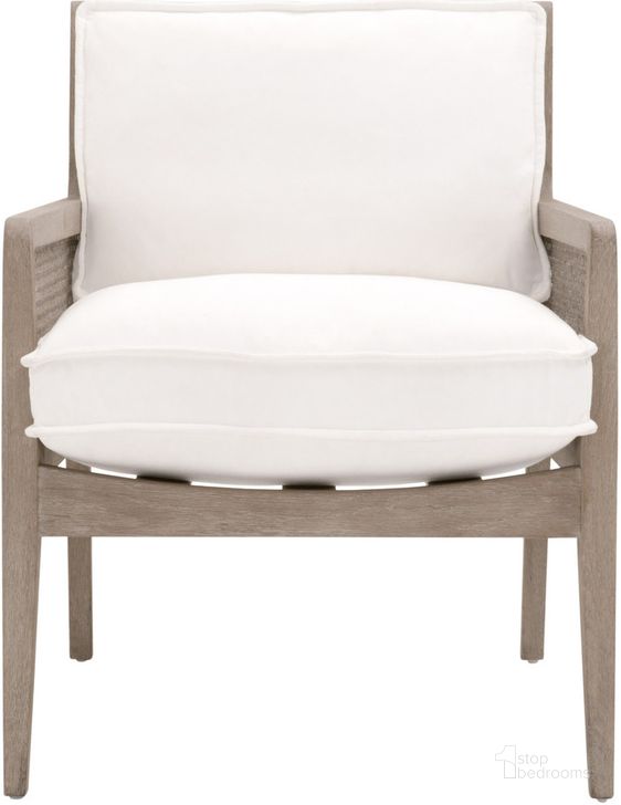 The appearance of Stitch Hand Natural Gray Leone Club Chair designed by Essentials For Living in the transitional interior design. This gray piece of furniture  was selected by 1StopBedrooms from  to add a touch of cosiness and style into your home. Sku: 6649.LPPRL/NG. Material: Wood. Product Type: Accent Chair. Image1