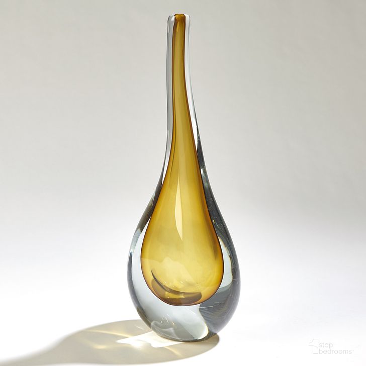 The appearance of Stretched Neck Large Vase In Amber designed by Global Views in the modern / contemporary interior design. This clear piece of furniture  was selected by 1StopBedrooms from Stretched Collection to add a touch of cosiness and style into your home. Sku: 7.80625. Material: Glass. Product Type: Vase. Image1