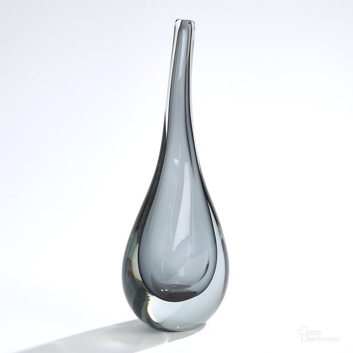 The appearance of Stretched Neck Large Vase In Grey designed by Global Views in the modern / contemporary interior design. This clear piece of furniture  was selected by 1StopBedrooms from Stretched Collection to add a touch of cosiness and style into your home. Sku: 7.80639. Material: Glass. Product Type: Vase. Image1