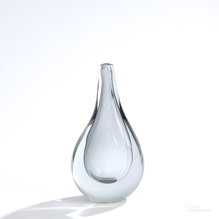 The appearance of Stretched Neck Small Vase In Grey designed by Global Views in the modern / contemporary interior design. This clear piece of furniture  was selected by 1StopBedrooms from Stretched Collection to add a touch of cosiness and style into your home. Sku: 7.8064. Material: Glass. Product Type: Vase. Image1